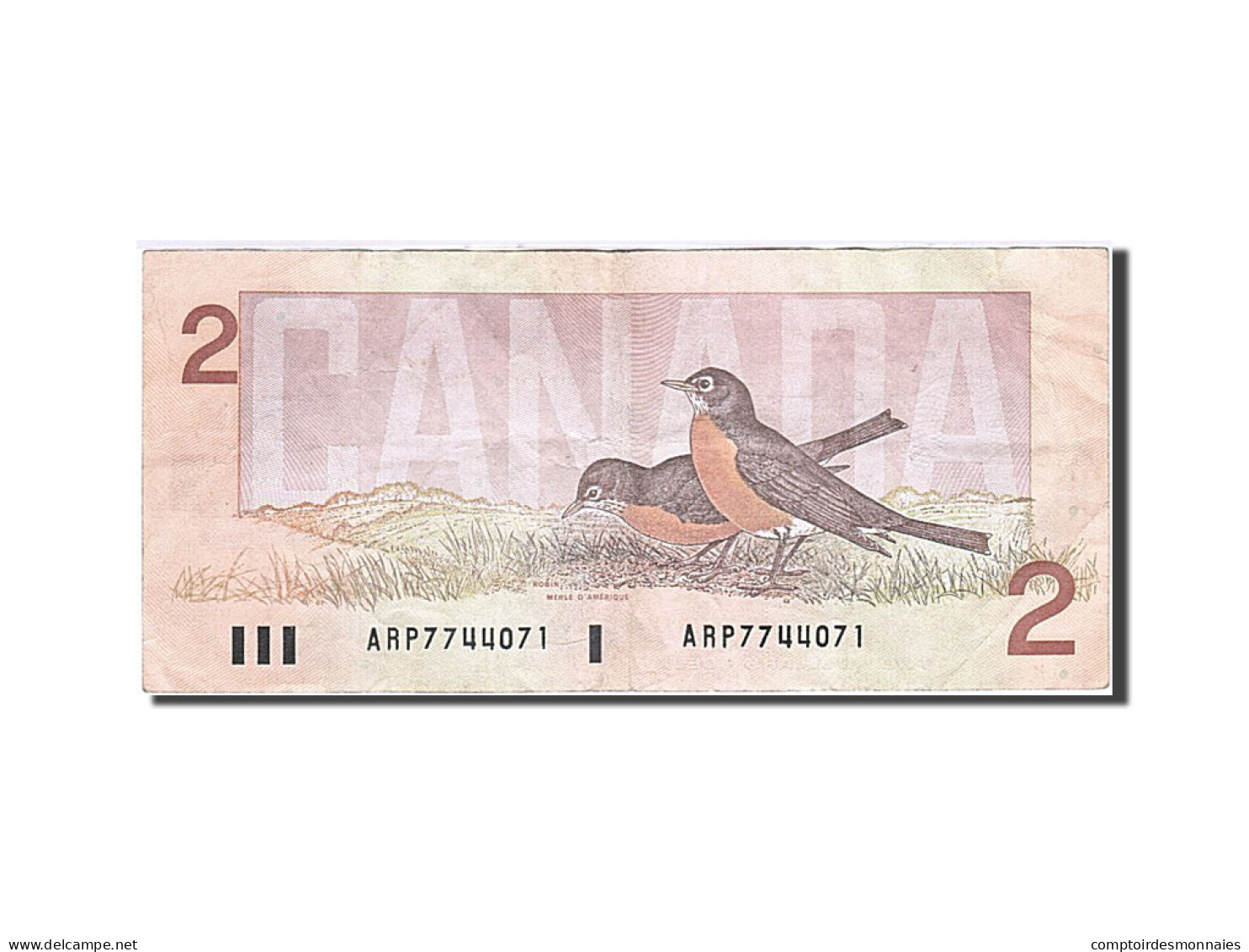 Billet, Canada, 2 Dollars, 1986-1991, 1986, KM:94a, TTB+ - Canada