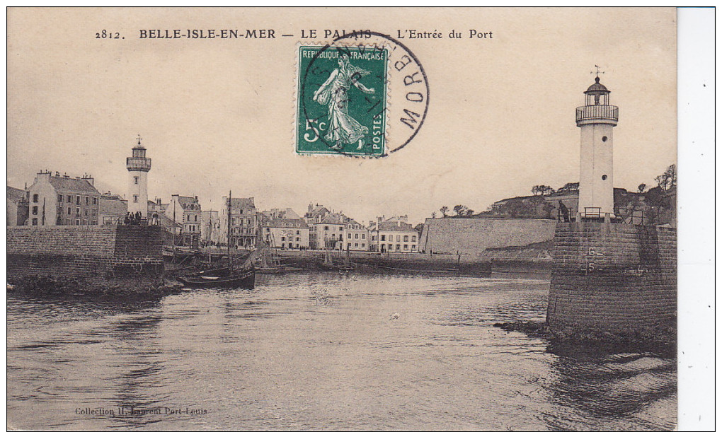 BELLE ILE En MER -  LE PALAIS - L'Entrée Du Port   (GTd-c439) - Belle Ile En Mer