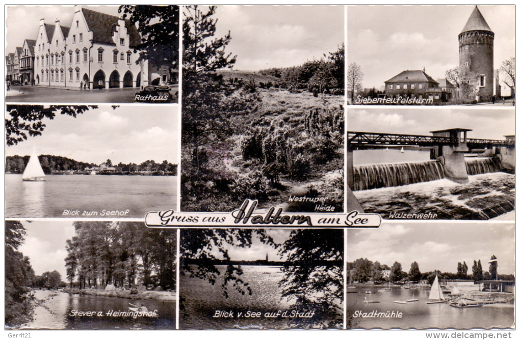 4358 HALTERN, Mehrbild, Landpoststempel - Haltern