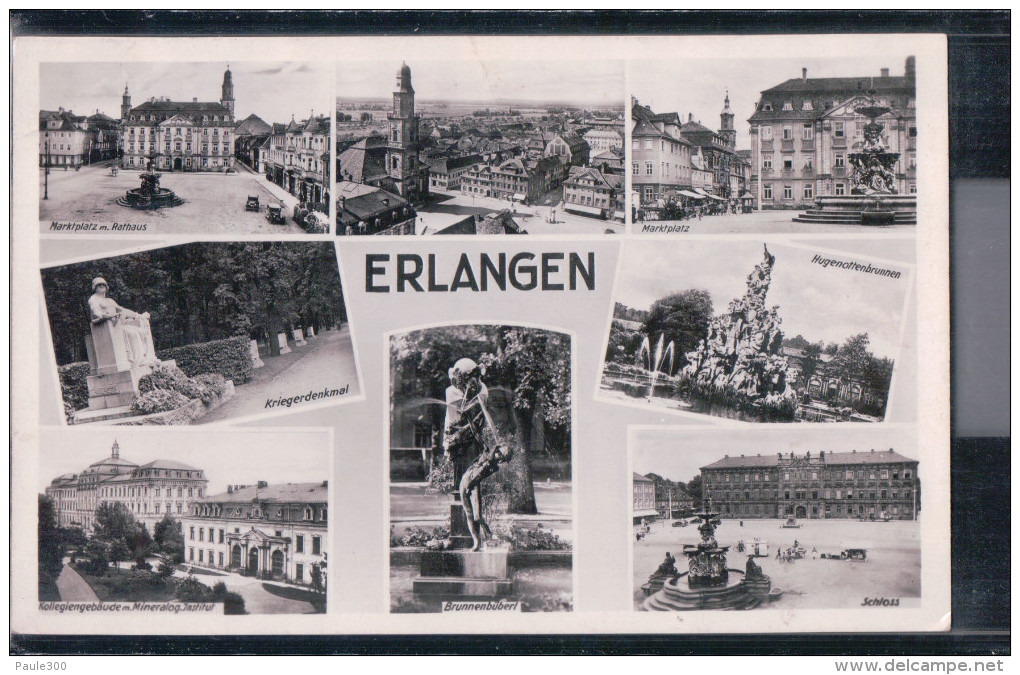 Erlangen - Mehrbildkarte - 1940 - Erlangen