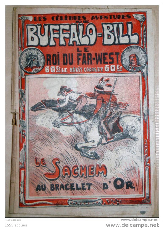 BUFFALO-BILL LE ROI DU FAR-WEST - JEAN BOURDEAUX - VERS 1920 - 5 TITRES DIVERS - - 1900 - 1949