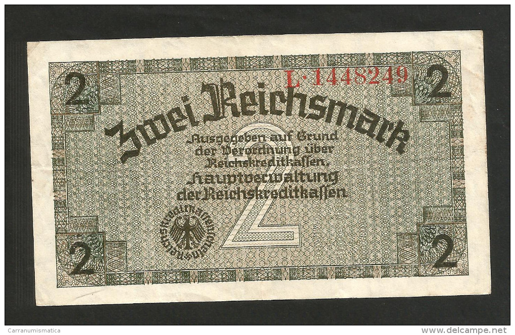 DEUTSCHLAND / GERMANY - 2 REICHSMARK (1940 -  1945) - WWII - Altri & Non Classificati