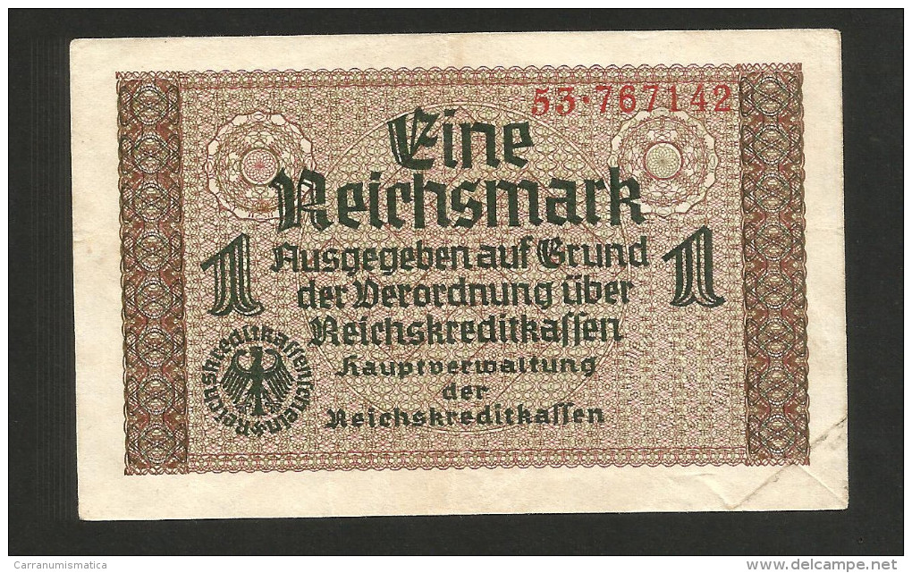 DEUTSCHLAND / GERMANY - DEUTSCHES REICH - 1 REICHSMARK (1940 -  1945) - WWII - Altri & Non Classificati