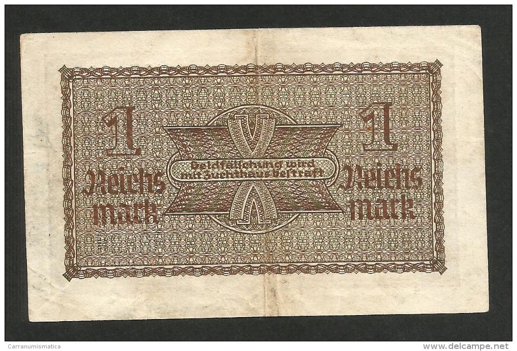 DEUTSCHLAND / GERMANY - DEUTSCHES REICH - 1 REICHSMARK (1940 -  1945) - WWII - Other & Unclassified