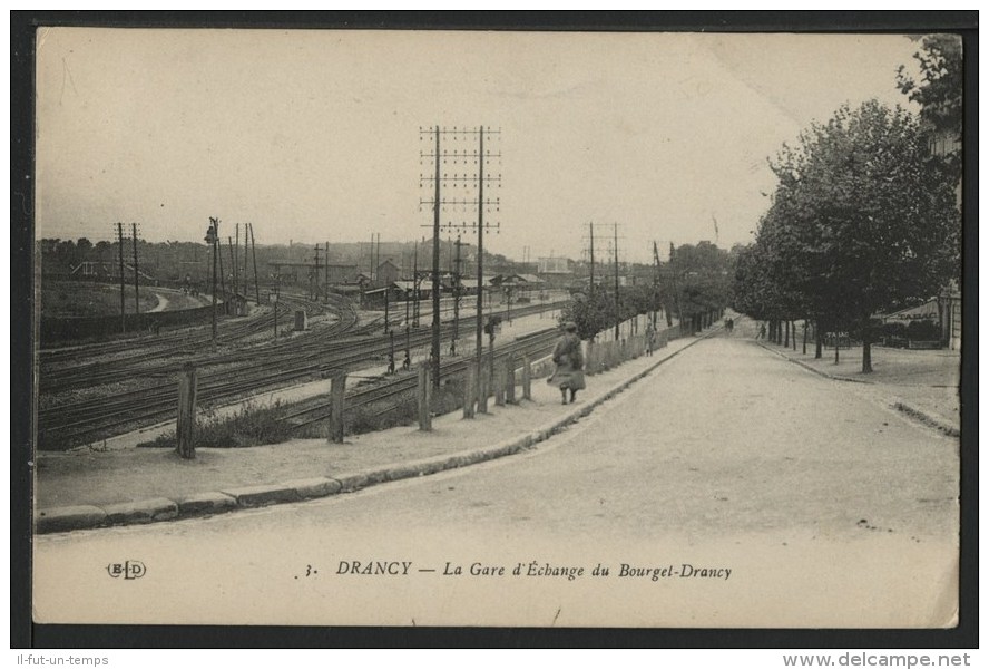 93 DRANCY - La Gare D'Echange Du BOURGET DRANCY - Drancy