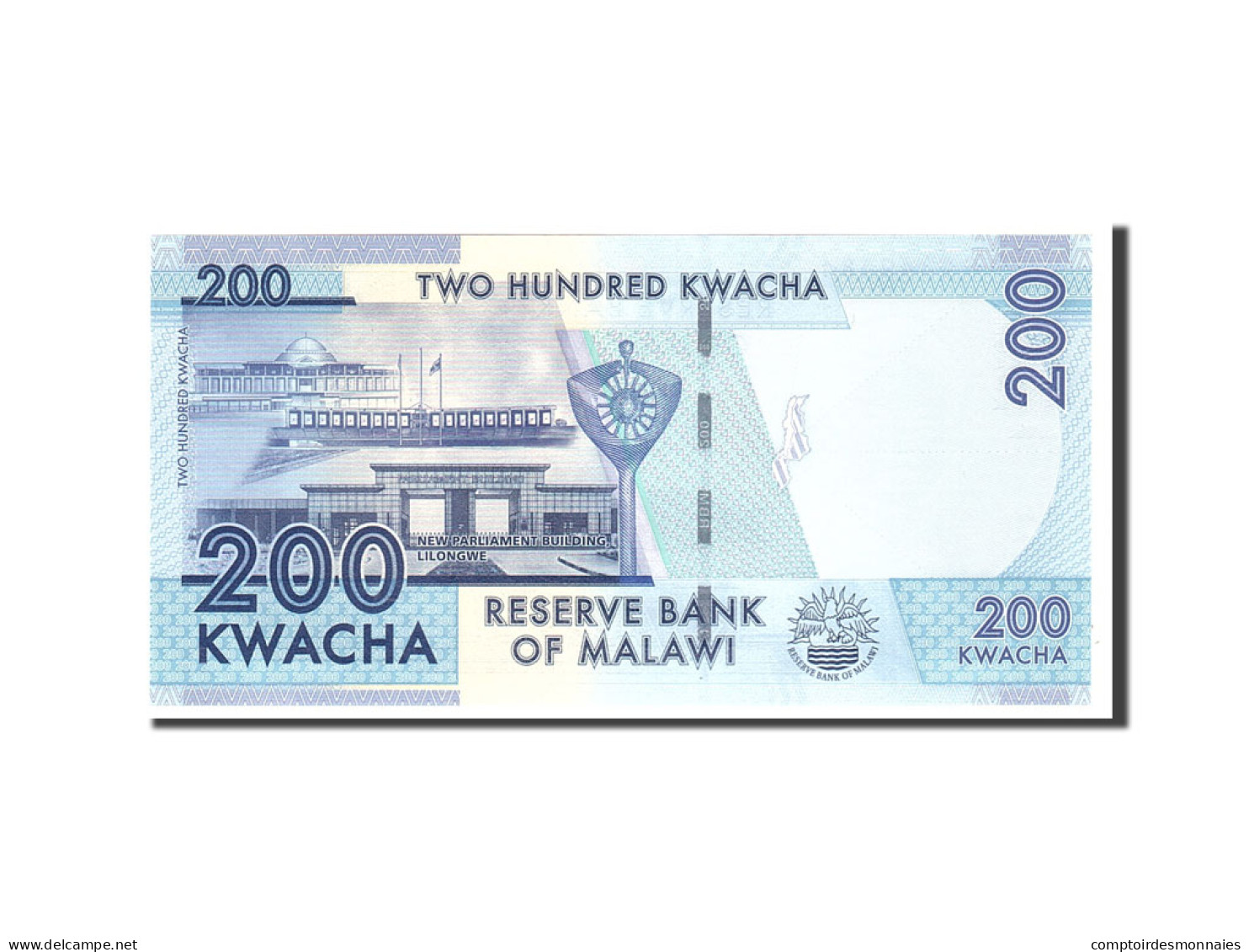 Billet, Malawi, 200 Kwacha, 2012, 2012-01-01, KM:60, NEUF - Malawi