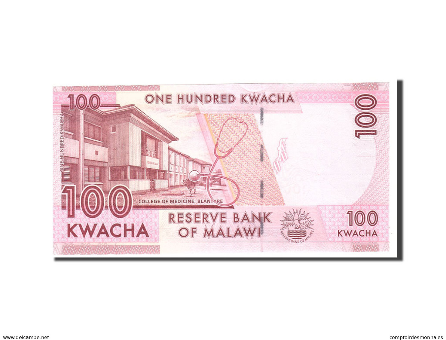 Billet, Malawi, 100 Kwacha, 2012, 2012-01-01, KM:59, NEUF - Malawi