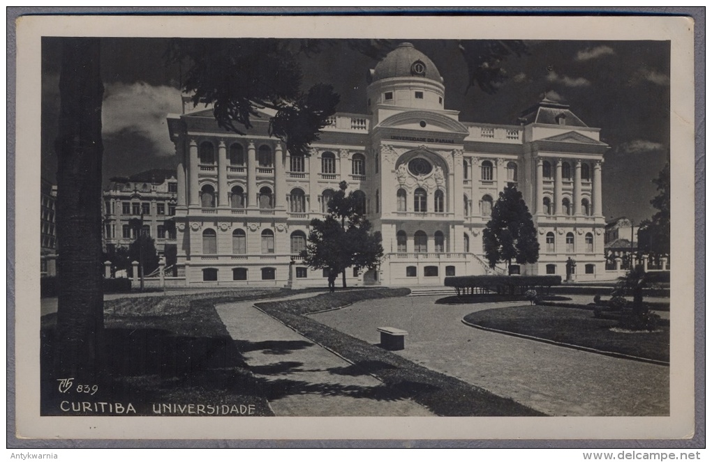 CURITIBA Universidade  About  1945y.   B511 - Curitiba