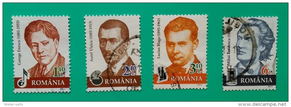 2012 RUMANIA. PERSONAJES. USADO - USED. - Used Stamps