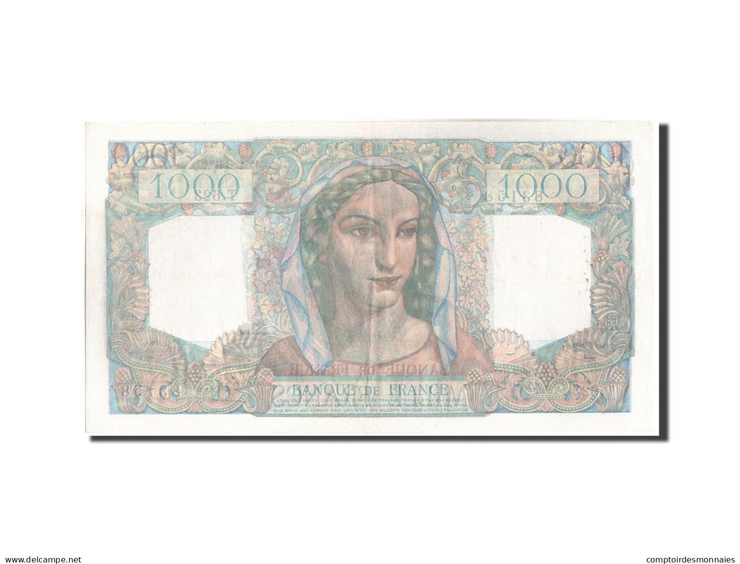 Billet, France, 1000 Francs, 1 000 F 1945-1950 ''Minerve Et Hercule'', 1949 - 1 000 F 1945-1950 ''Minerve Et Hercule''