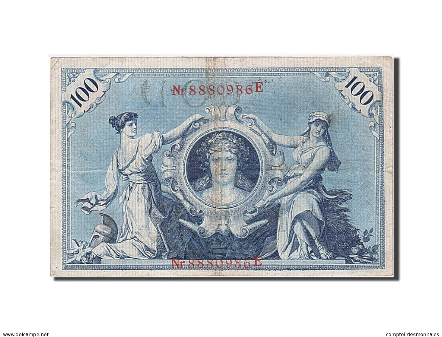 Billet, Allemagne, 100 Mark, 1908, 1908-02-07, KM:33a, TTB+ - 100 Mark