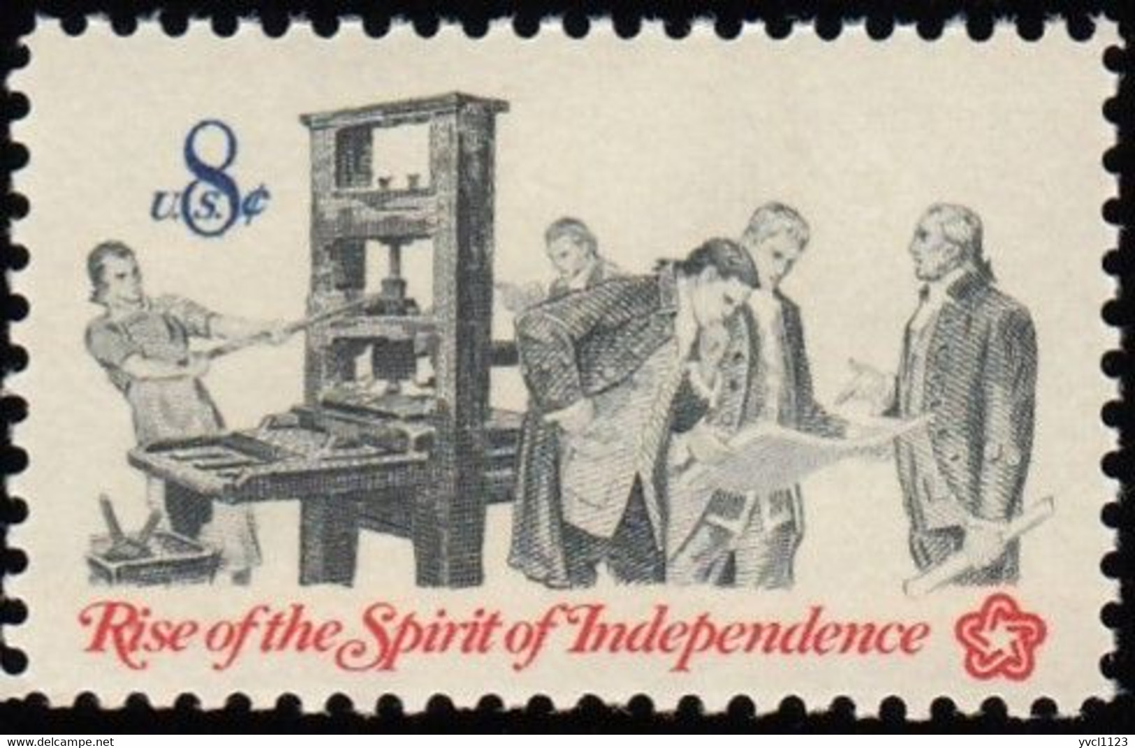 UNITED STATES - Scott #1476 Rise Of The Spirit Of Independence (*) / Mint NH Stamp - Ungebraucht