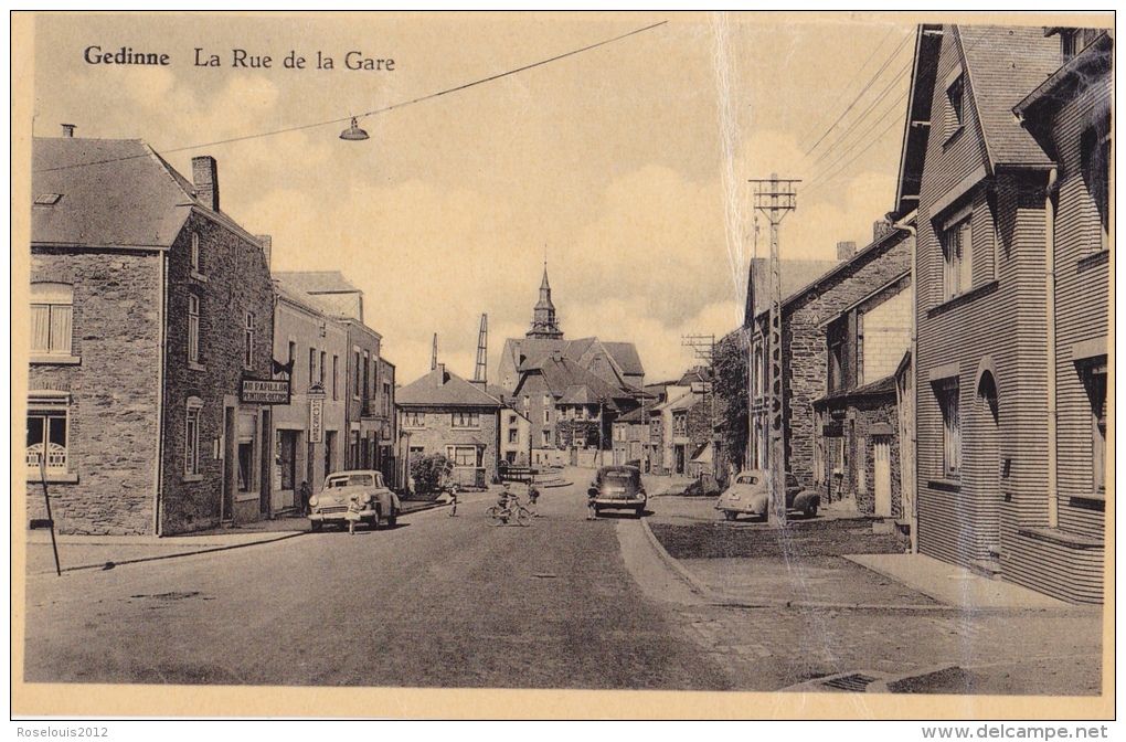 GEDINNE : La Rue De La Gare - Gedinne