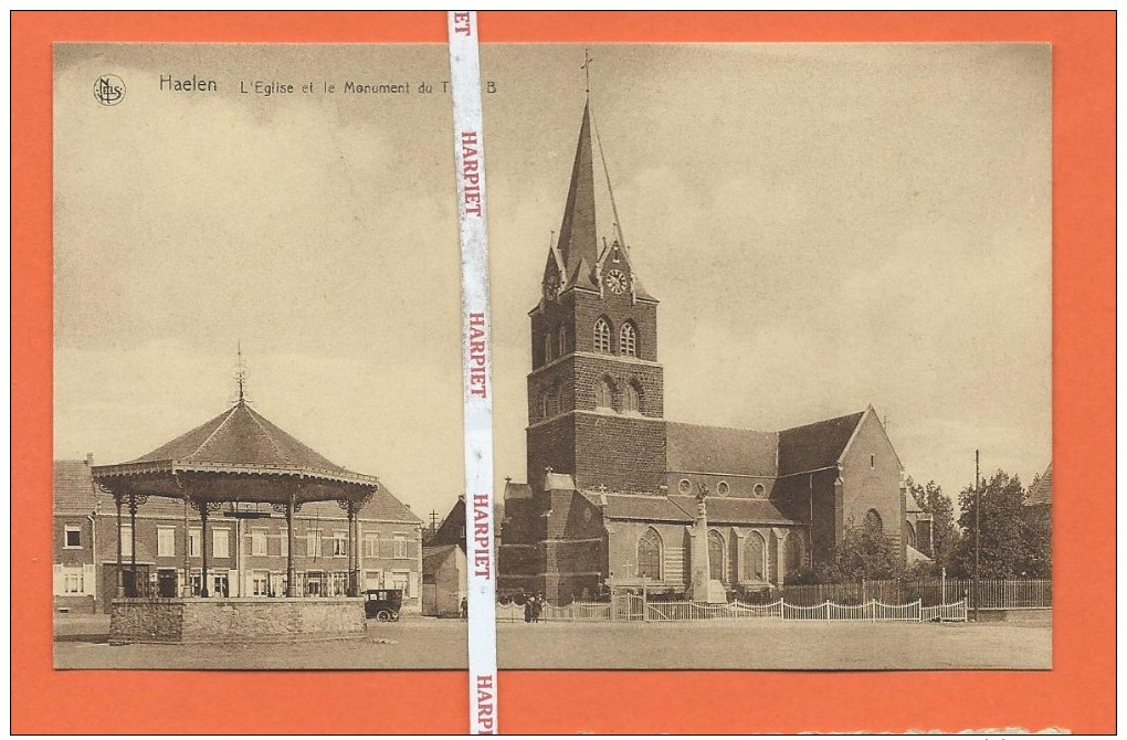 HAELEN  -  L'Eglise Et Le Monumentdu T.C.B. - Halen