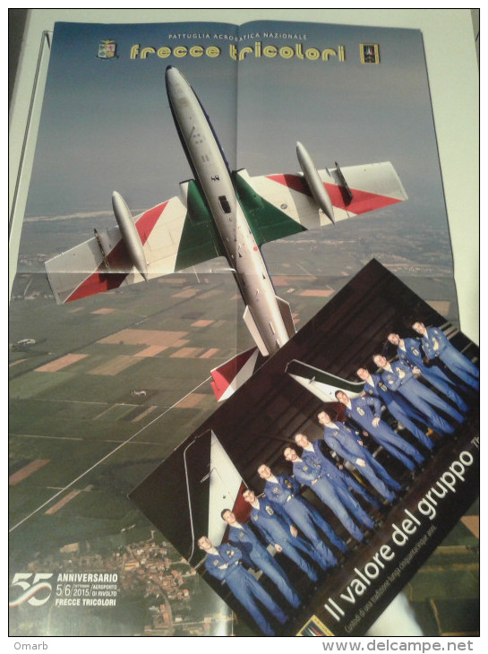 Alt842 Pattuglia Acrobatica Nazionale Frecce Tricolori Anninversario Aeroporto Airport Aeronautica Militare Air Force - Carteles