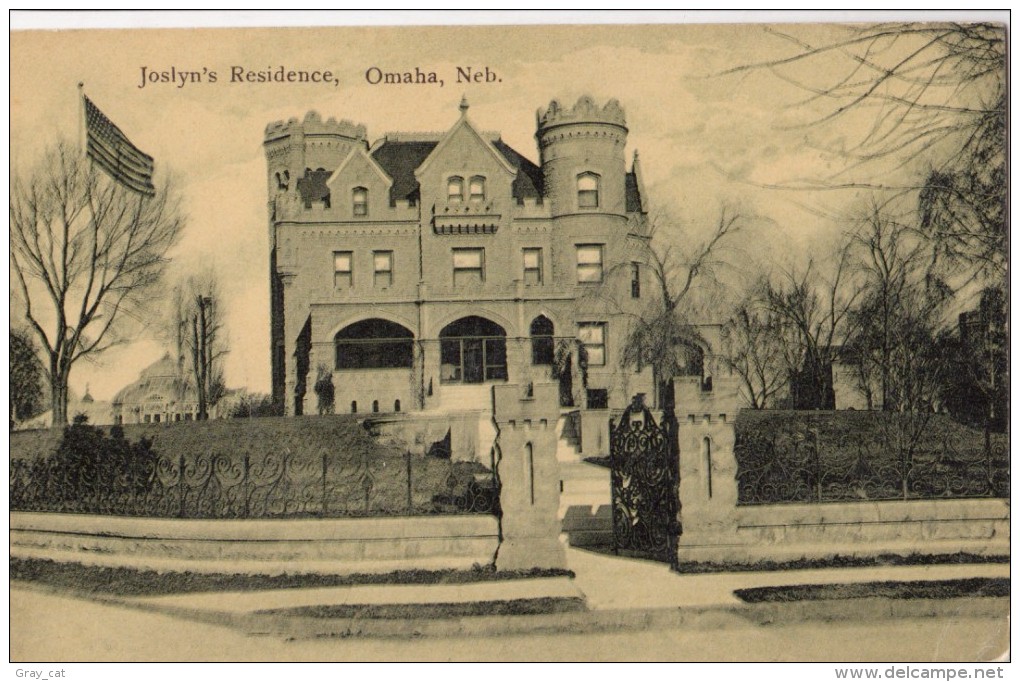 USA, Joslyn's Residence, Omaha, Nebraska, Early 1900s Unused Postcard [16440] - Omaha