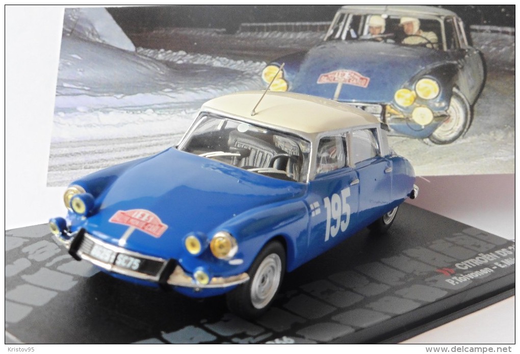 CITROEN DS 21 #195 RALLYE MONTE CARLO 1966 TOIVONEN MIKANDER IXO ALTAYA 1/43 - Rallye