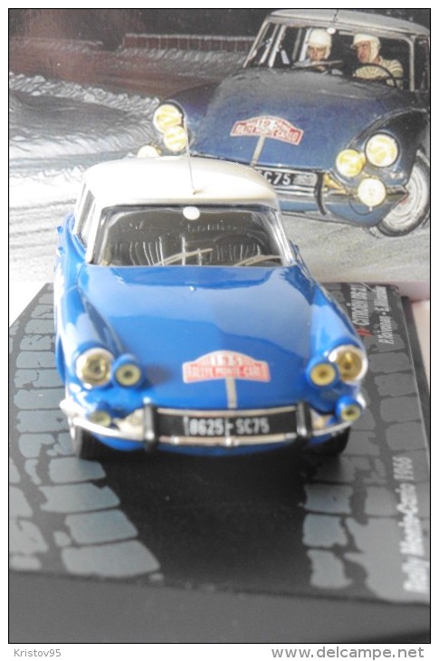 CITROEN DS 21 #195 RALLYE MONTE CARLO 1966 TOIVONEN MIKANDER IXO ALTAYA 1/43 - Rallye