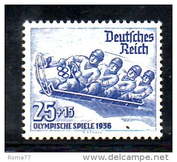 TERZO REICH 1935 , Unificato Olimpiadi N. 561  *  Bob - Nuovi