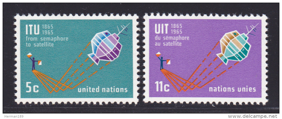 NATIONS UNIES NEW-YORK N°  137 &amp; 138 * MLH Neufs Avec Charnière, TB  (D1353) - Neufs