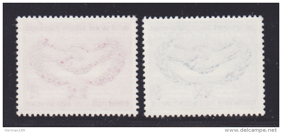 NATIONS UNIES NEW-YORK N°  139 &amp; 140 (*) Neufs Sans Gomme, TB  (D1354) - Neufs