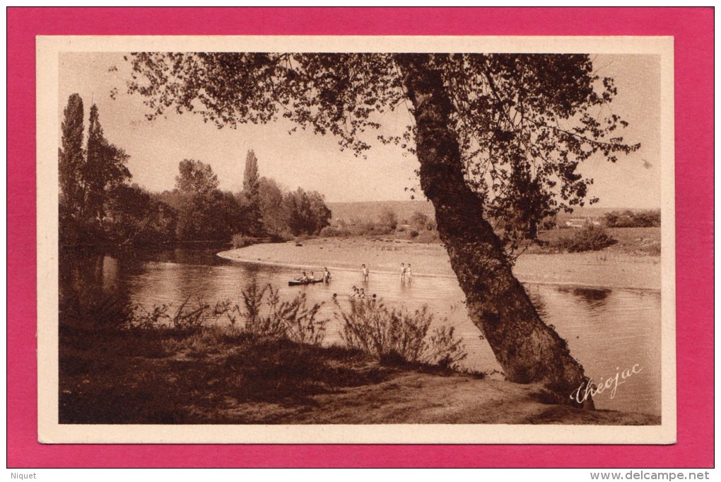 18 CHER ST-AMAND, Vue Sur Le Cher, Animée, (Théojac) - Saint-Amand-Montrond