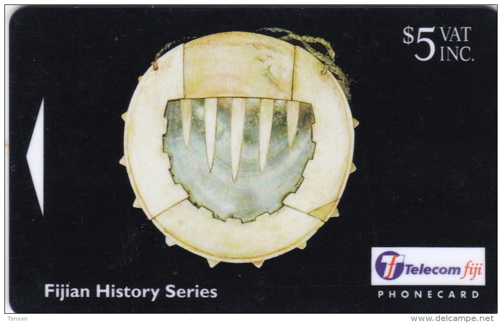 Fiji, FIJ-116, 1998 Fijian Artifacts II, Civavonovono, 23FJC, 2 Scans. - Fidji