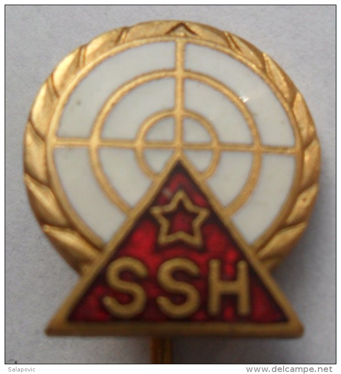 SHOOTING ASSOCIATION OF CROATIA SSH ARCHERY  PINS BADGES  P - Tir à L'Arc