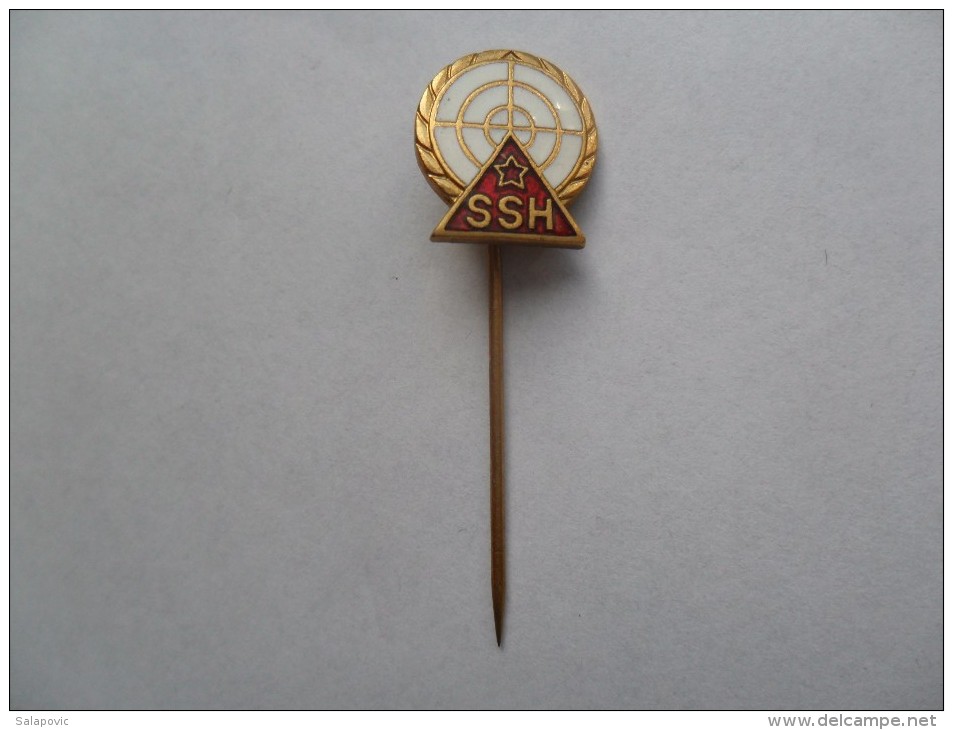 SHOOTING ASSOCIATION OF CROATIA SSH ARCHERY  PINS BADGES  P - Tir à L'Arc