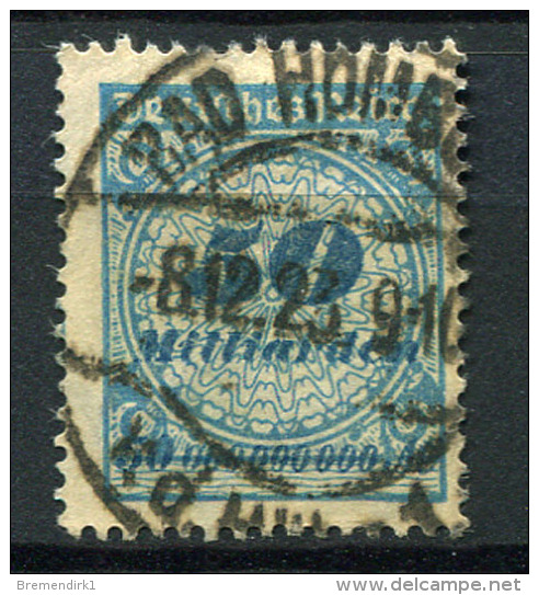 32699) DEUTSCHES REICH # 330 Gestempelt GEPRÜFT Aus 1923, 45.- € - Gebraucht