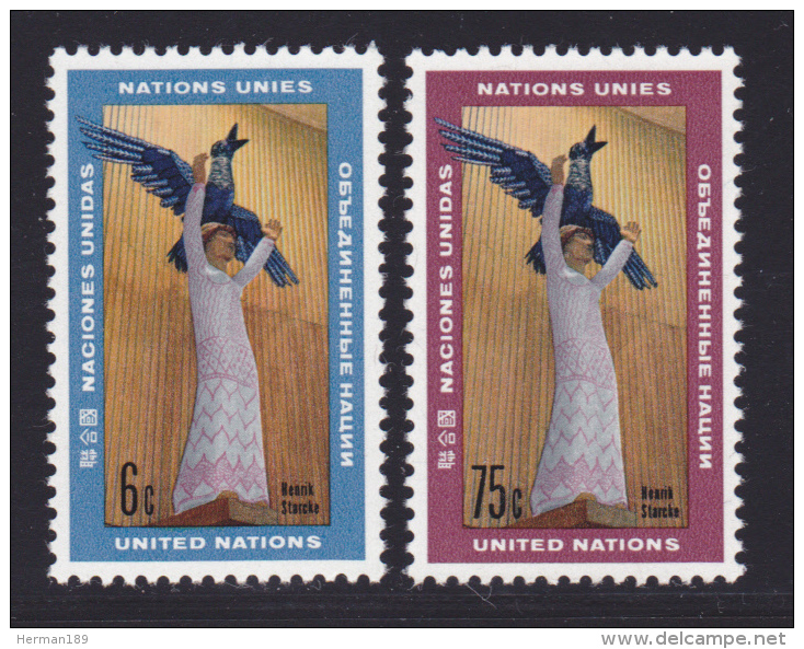 NATIONS UNIES NEW-YORK N°  177 &amp; 178 ** MNH Neufs Sans Charnière, TB  (D1364) - Unused Stamps