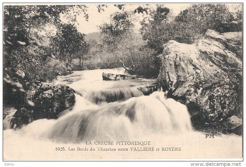 Les Bords Du Taurion Entre Valliere Et Royere TTB Voyagée - Royere