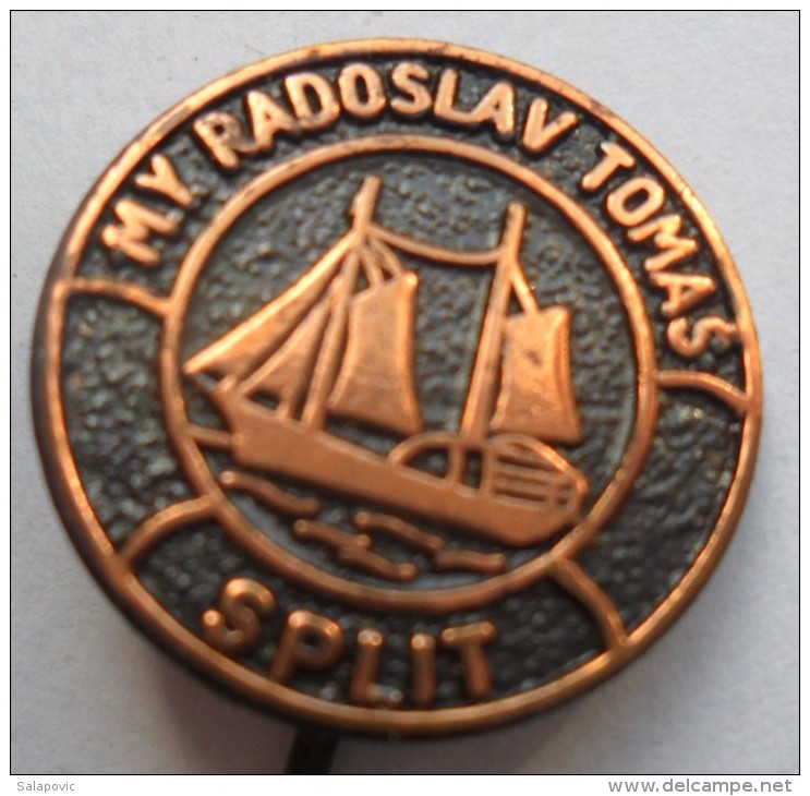 MY RADOSLAV TOMAS SPLIT SAILING YACHTING PINS BADGES  P - Sailing, Yachting