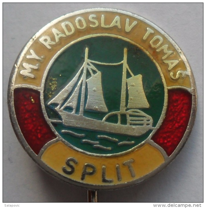 MY RADOSLAV TOMAS SPLIT SAILING YACHTING PINS BADGES  P - Sailing, Yachting