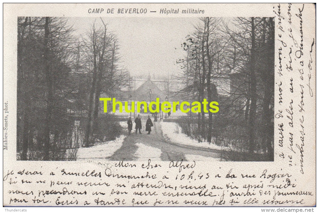 CPA CAMP DE BEVERLOO  HOPITAL MILITAIRE - Leopoldsburg (Camp De Beverloo)