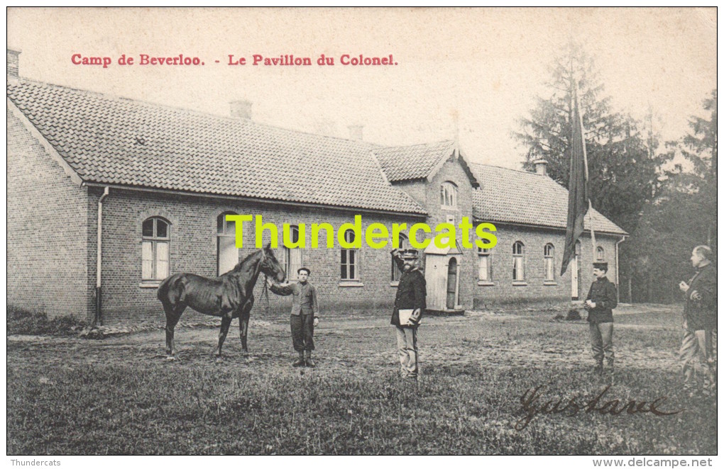 CPA CAMP DE BEVERLOO  LE PAVILLON DU COLONEL - Leopoldsburg (Kamp Van Beverloo)