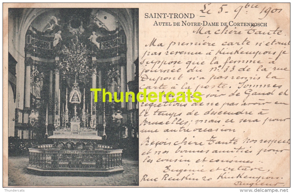 CPA SINT TRUIDEN SAINT TROND AUTEL DE NOTRE DAME DE CORTENBOSCH - Sint-Truiden