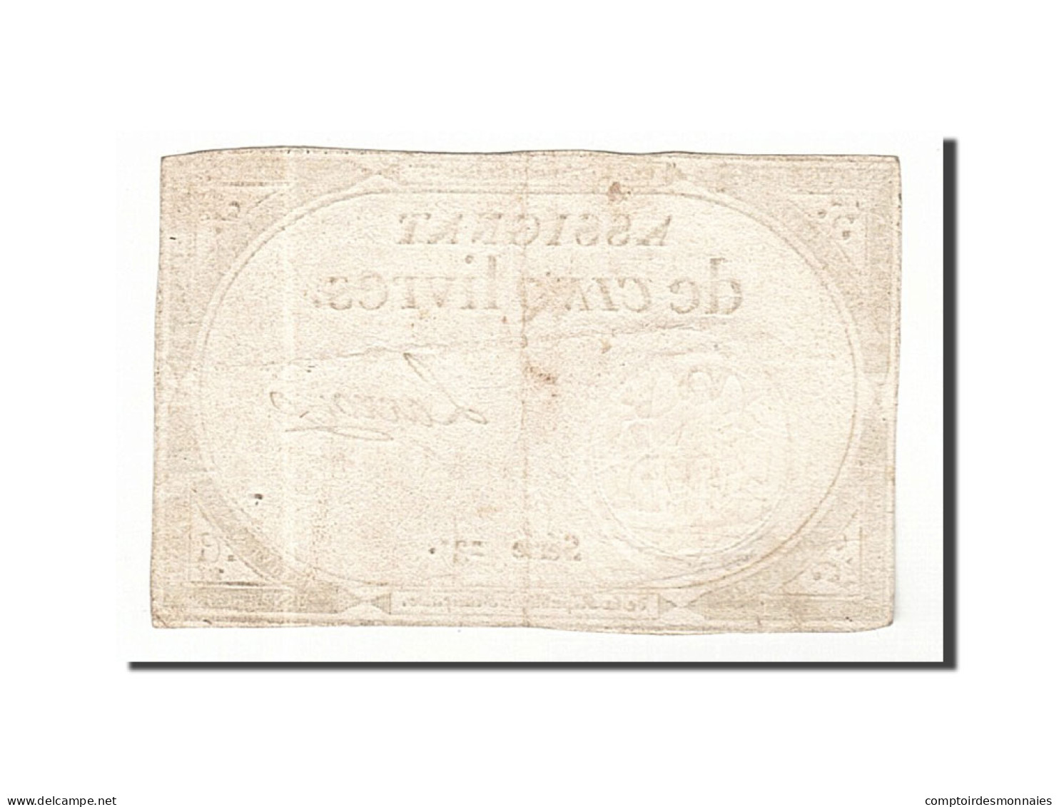 Billet, France, 5 Livres, 1793, 1793-10-31, Lacroix, TTB, KM:A76, Lafaurie:171 - Assegnati