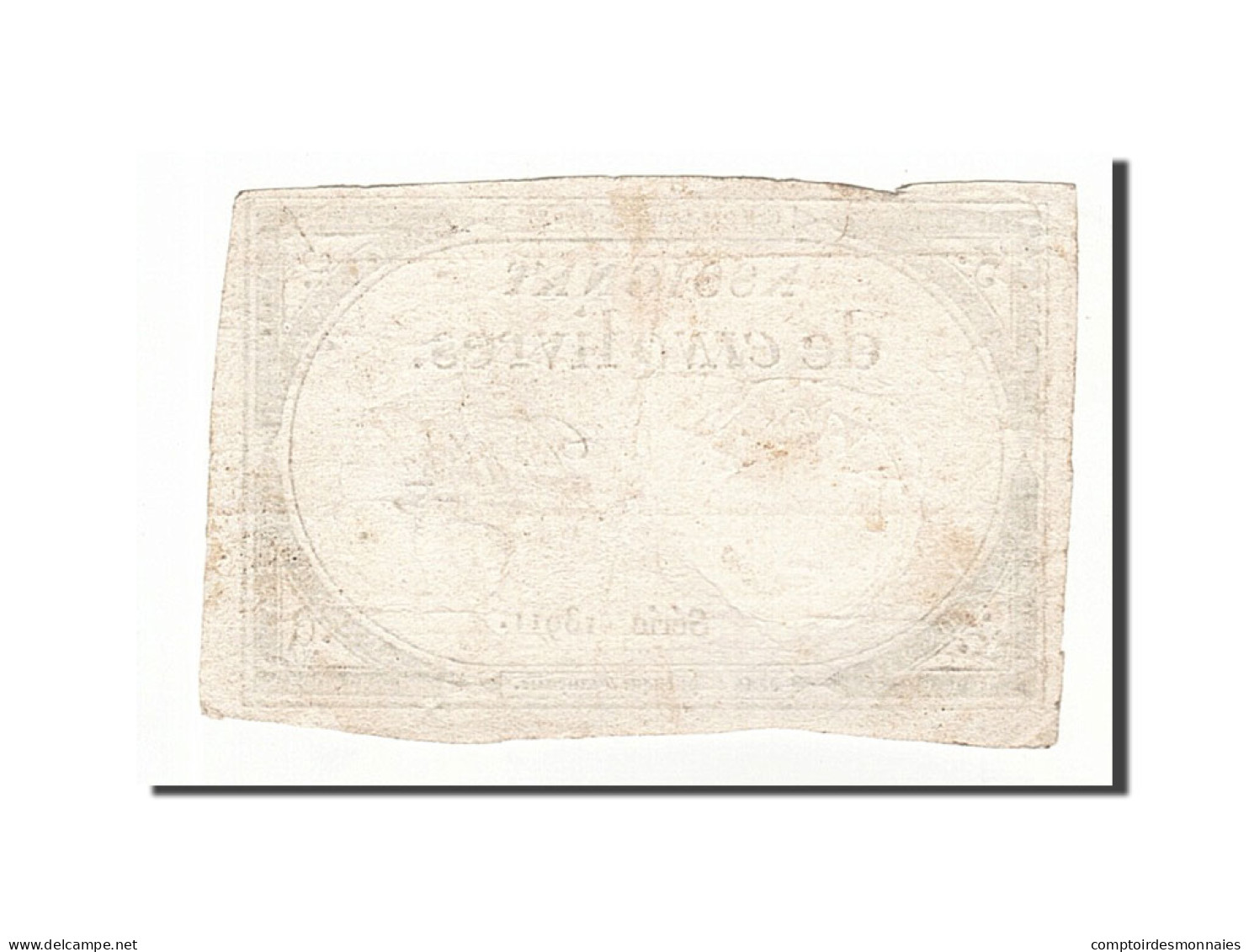 Billet, France, 5 Livres, 1793, 1793-10-31, Dubosc, TTB, KM:A76, Lafaurie:171 - Assignats