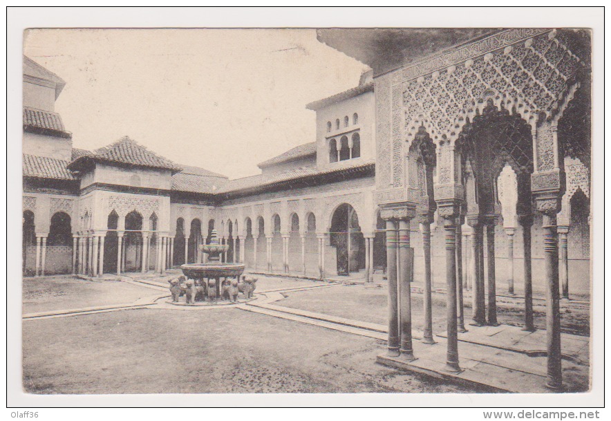 CPA ESPAGNE  GRANADA  Alhambra  Patio De Los Leones - Granada