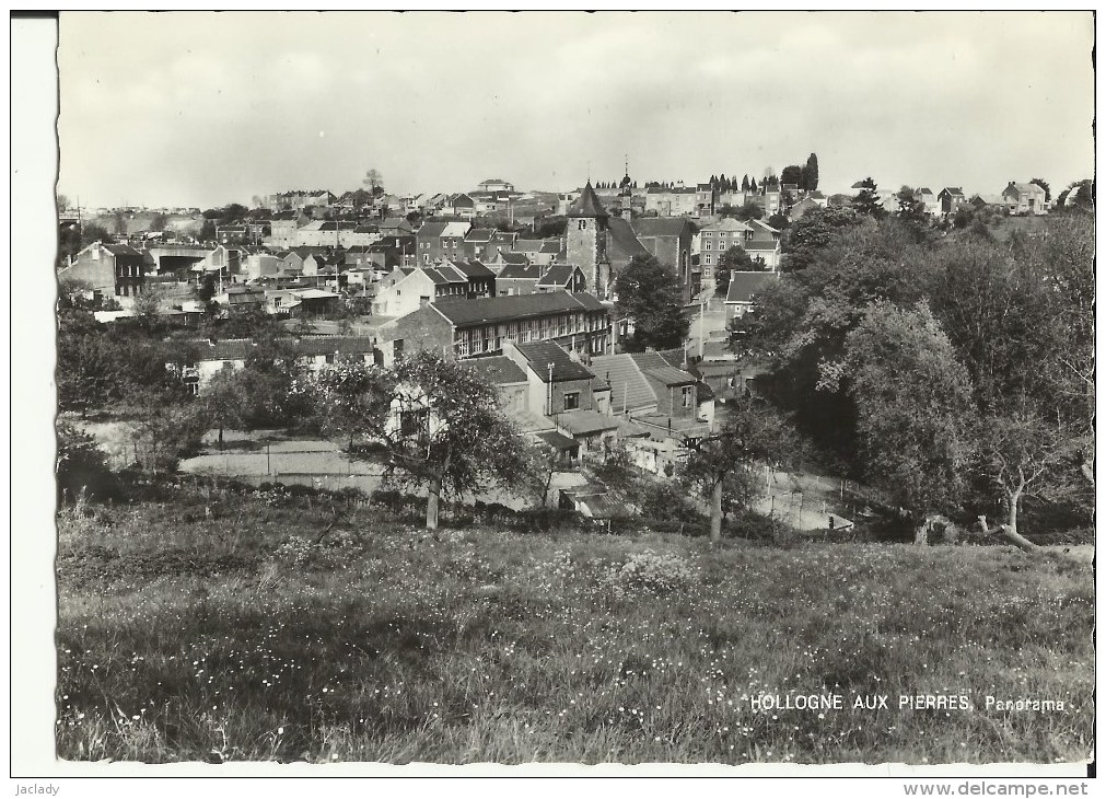 Hollogne Aux Pierres -- Panorama.   (2 Scans) - Grâce-Hollogne