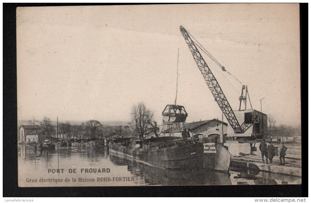 54, FORT DE FROUARD, GRUE ELECTRIQUE DE LA MAISON ROHR FORTIER, 2 SCANS - Frouard