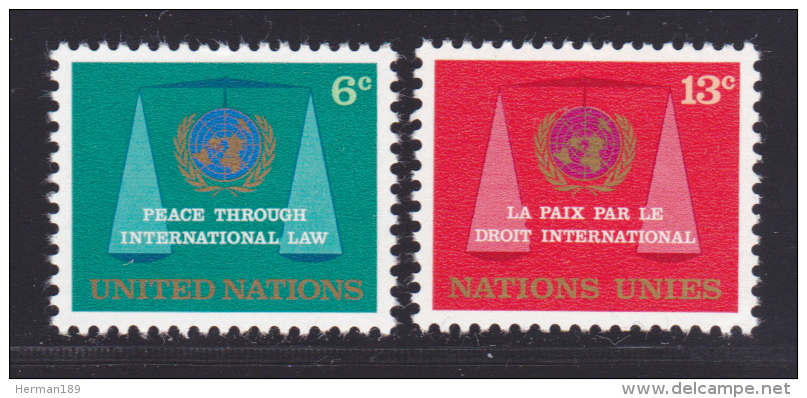 NATIONS UNIES NEW-YORK N°  191 &amp; 192 ** MNH Neufs Sans Charnière, TB  (D1378) - Neufs