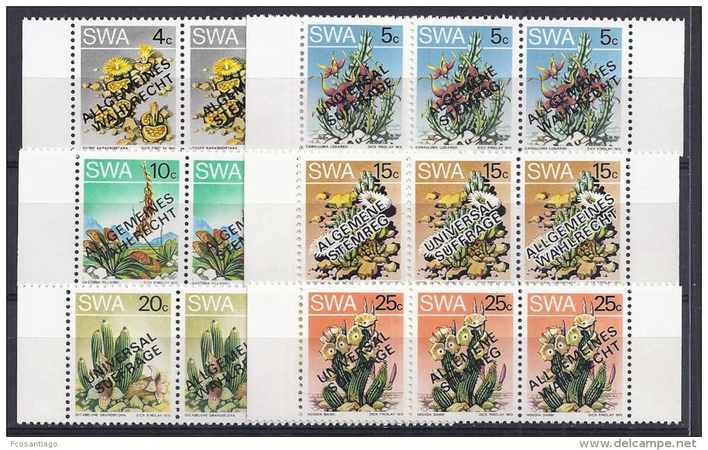 AFRICA DEL SUR 1973 - Yvert #397/414 - MNH ** - Nuevos