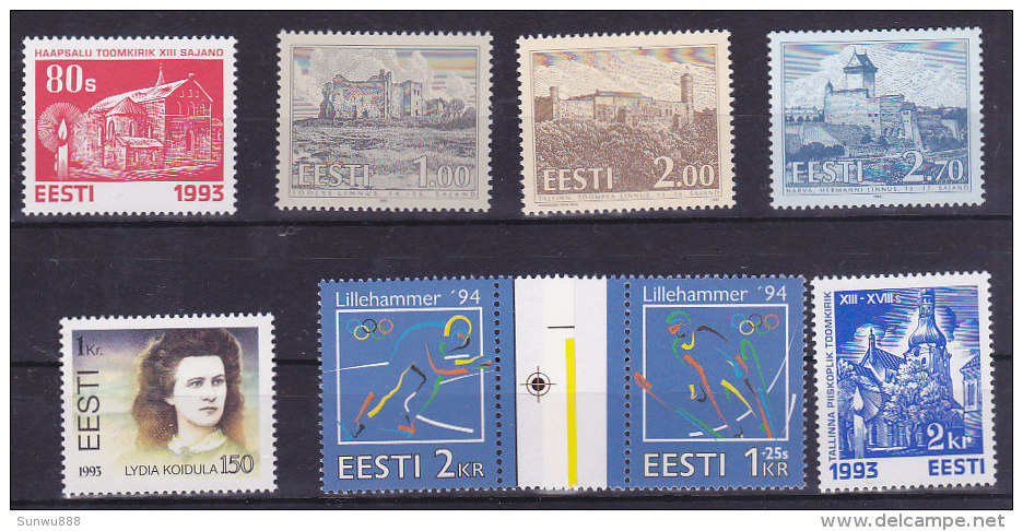 Estonie -Eesti - Lot +50 Stamps (new) 1992-94 (Scott 231-34 237-243 244 245 248 264-65- ...see Scans - Estonie