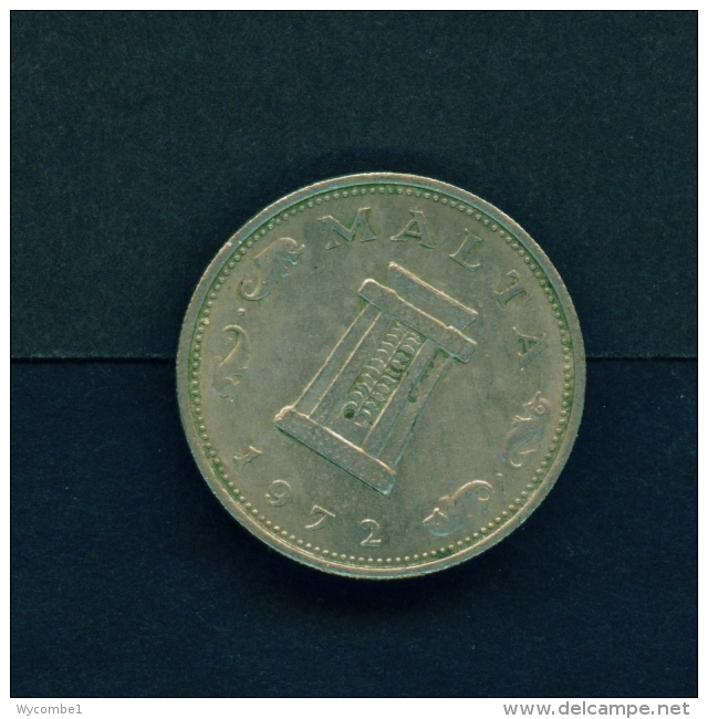 MALTA  -  1972  5c  Circulated Coin - Malte