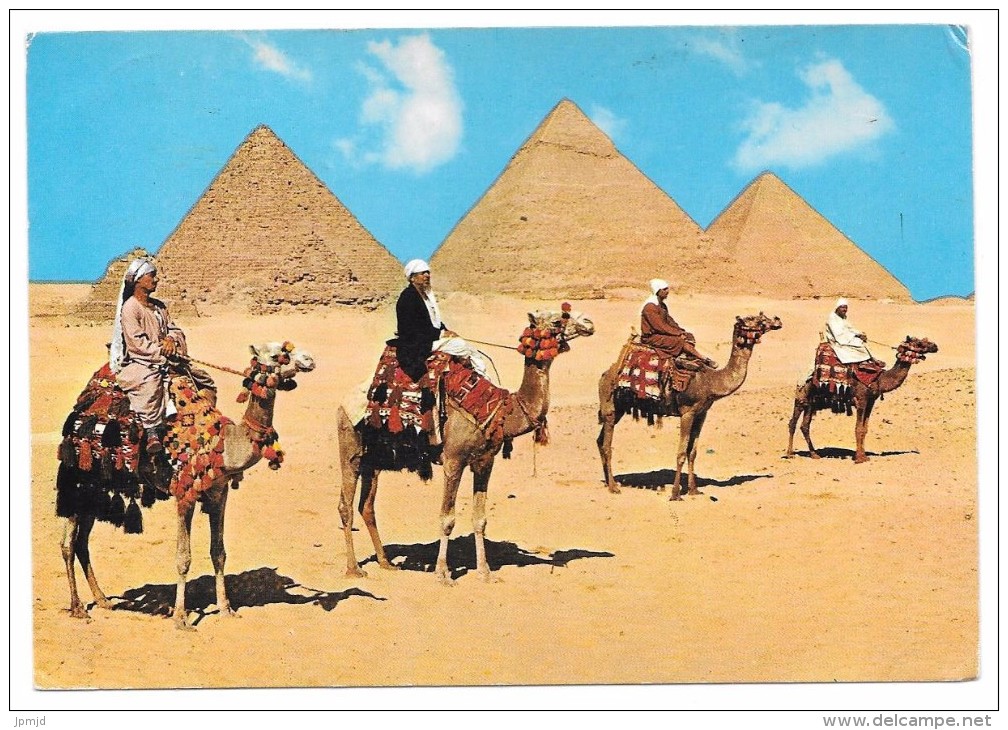 Egypt - Giza - Kheops, Khephren And Mykerinos Pyramids - N° 66 - Pyramides