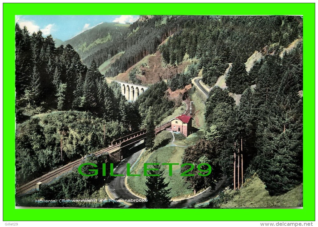 HOLLENTAL, ALLEMAGNE - SCHWARZWALD MIT RAVENNABRUCKE - TRAVEL IN 1975 - VERLAG ERWIN BURDA - - Höllental