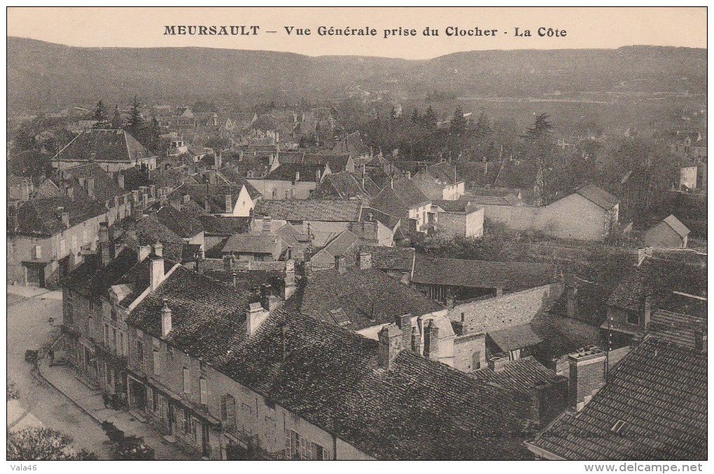 MEURSAULT (Côte D'Or) -  Vue Générale Prise Du Clocher - La Côte - Meursault