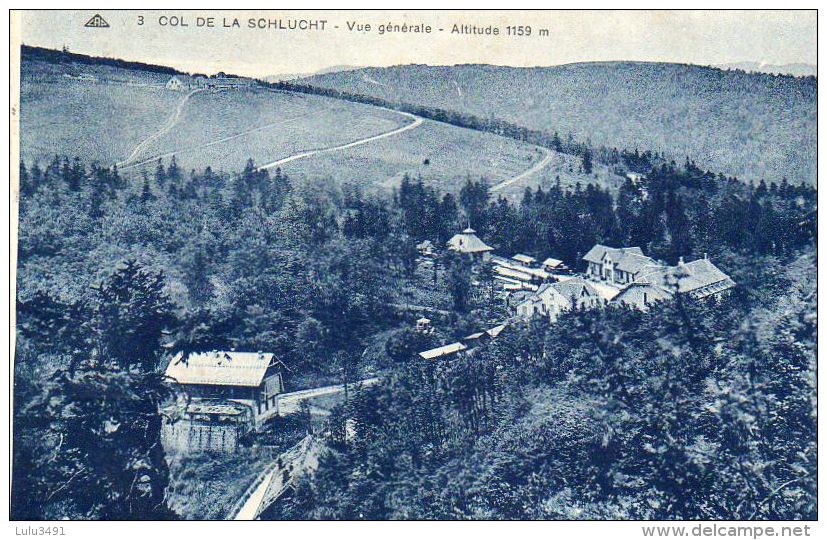 CPA - SCHLUCHT (68)(88) - Environs De Gérardmer , Vue Des Hôtels Du Sommet - Xertigny